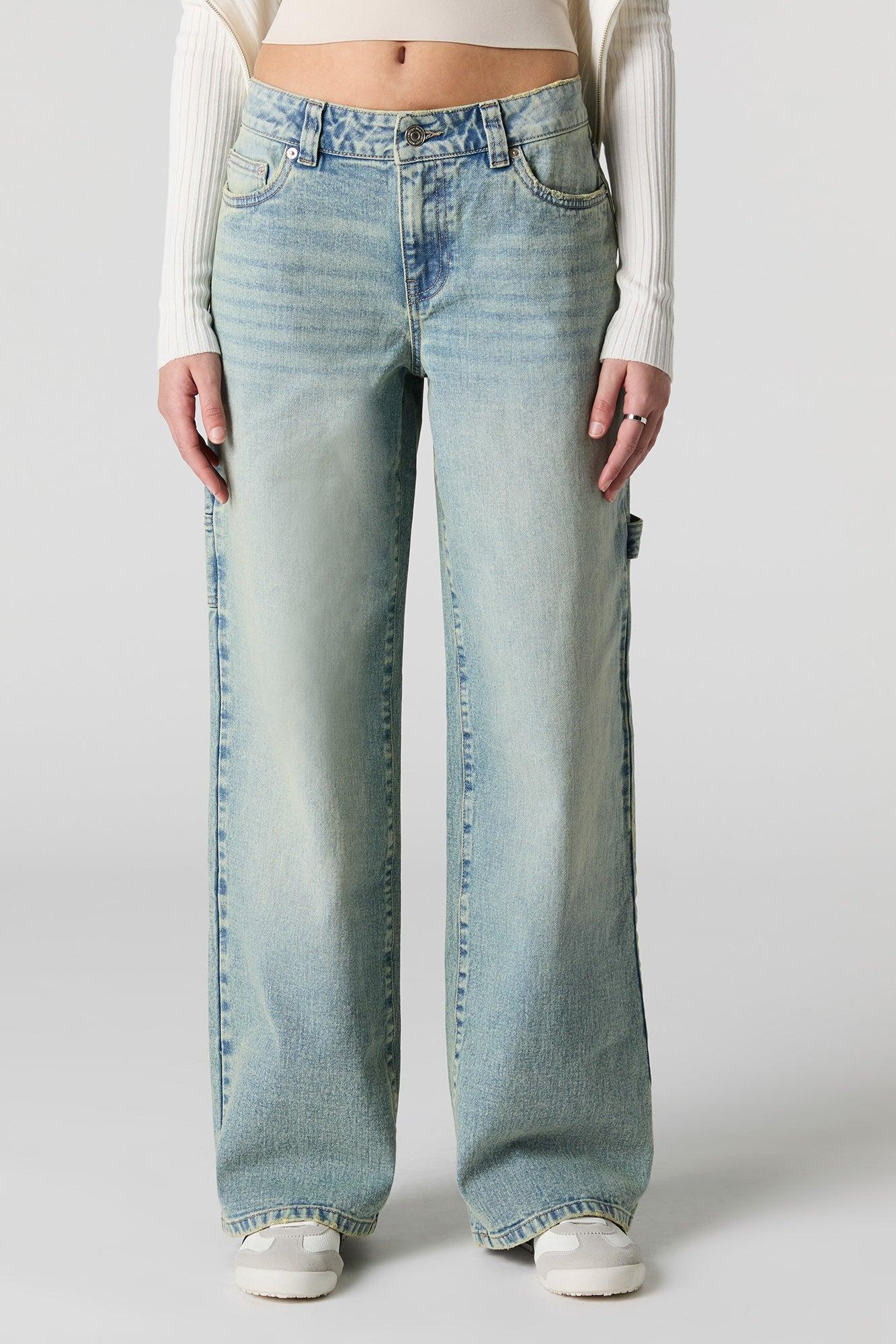 Low Rise Wide Leg Carpenter Jean Female Product Image