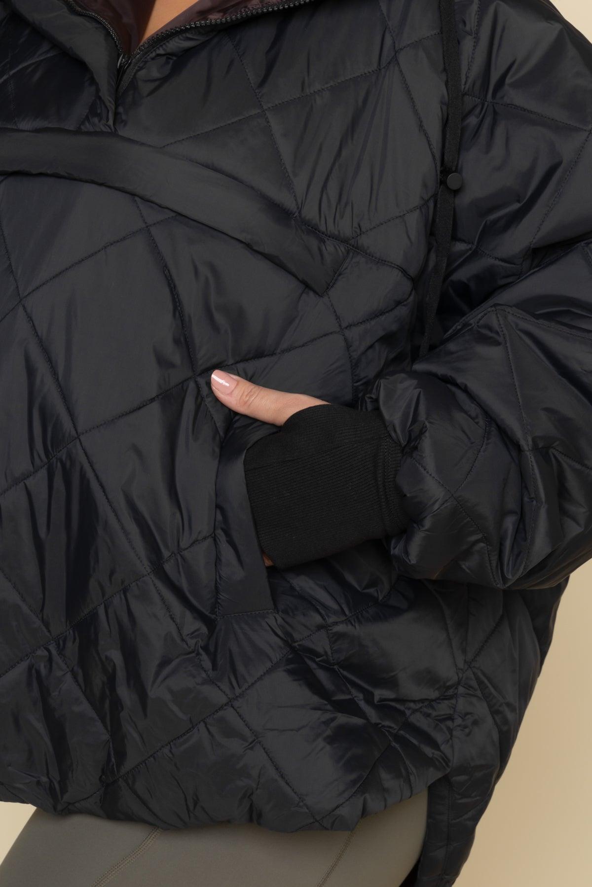 Pillow Packable Puffer Jacket - Crimson Product Image