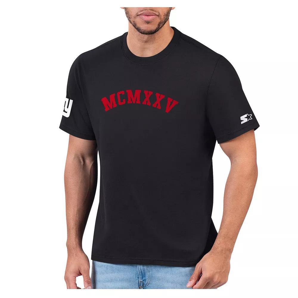 Men's Starter Black New York Giants 1925 Collection T-Shirt, Size: 2XL Product Image