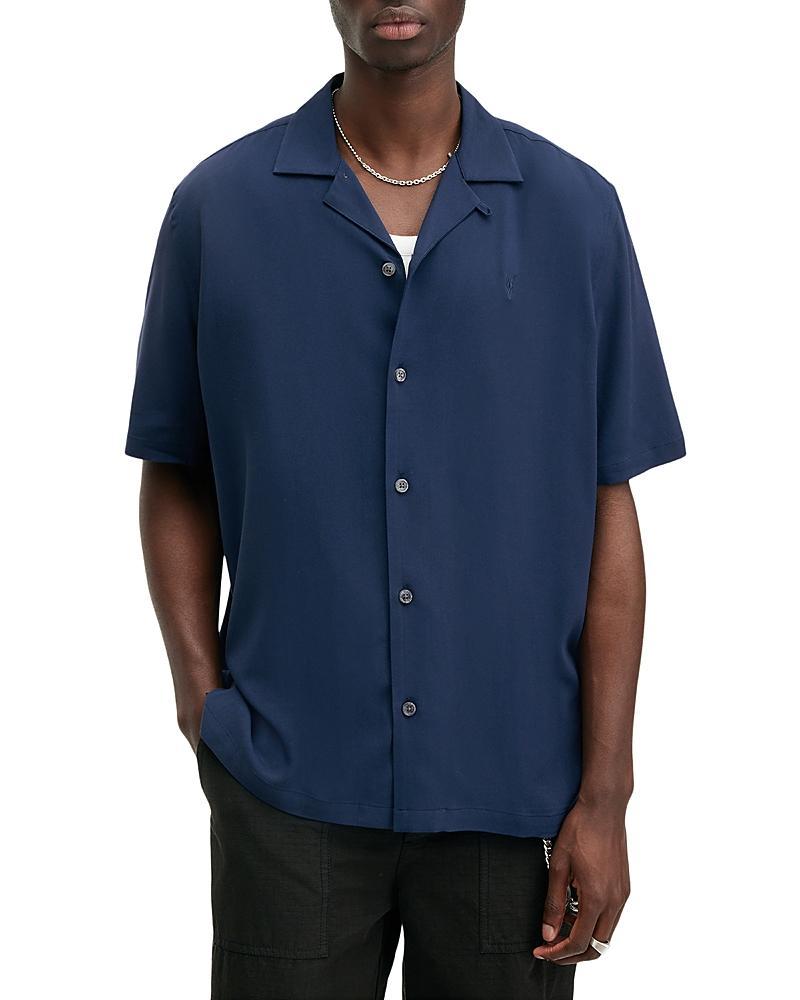 Mens Concealed-Placket Polo Shirt Product Image