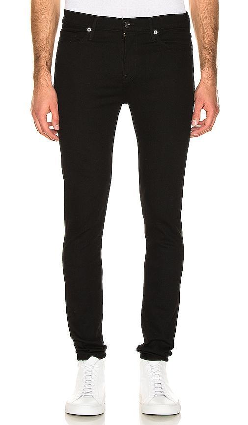 Frame Jagger Skinny Fit Jeans in Noir Product Image