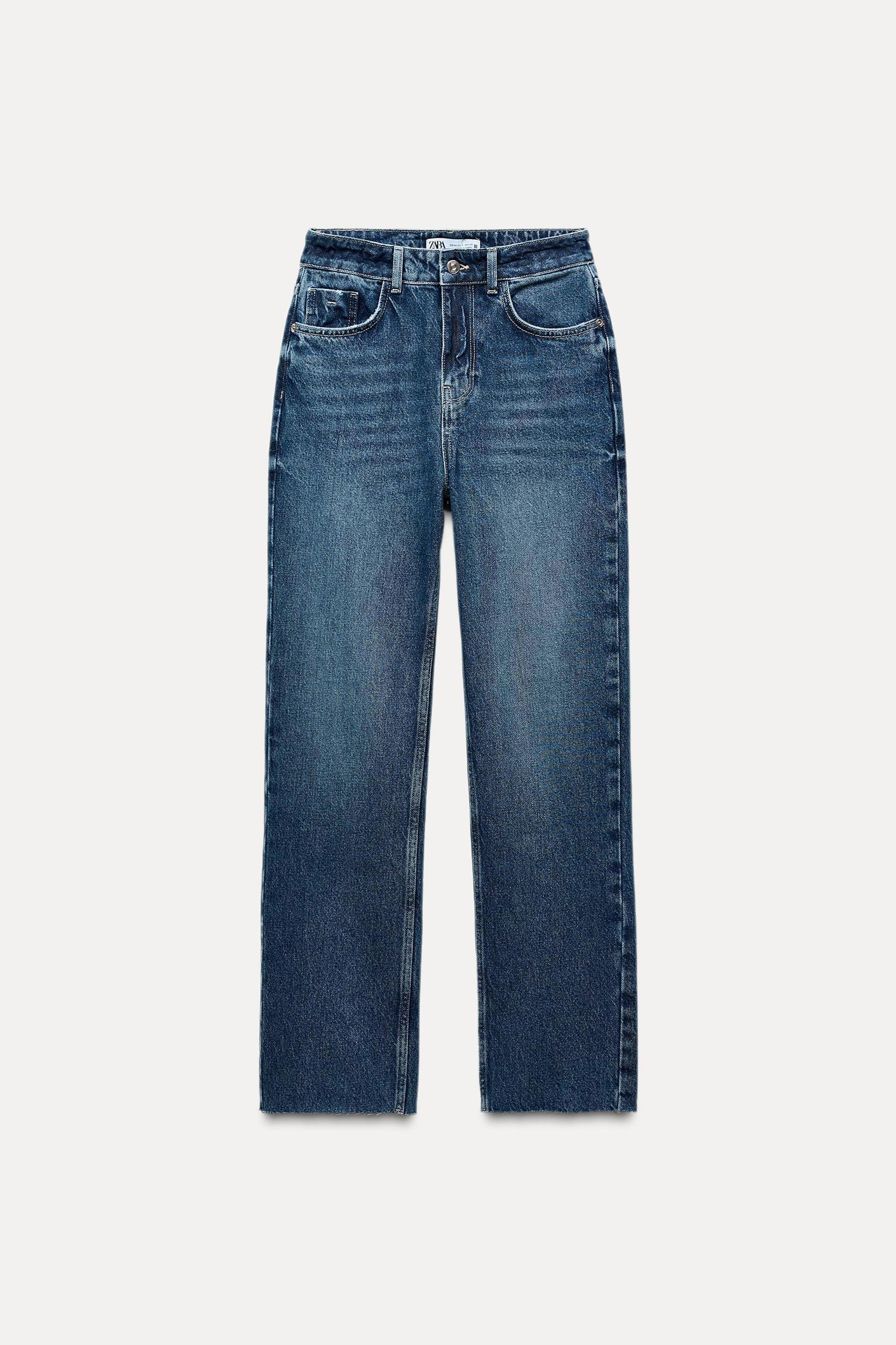 Z1975 DENIM STRAIGHT CUT JEANS WITH A HIGH WAIST Product Image