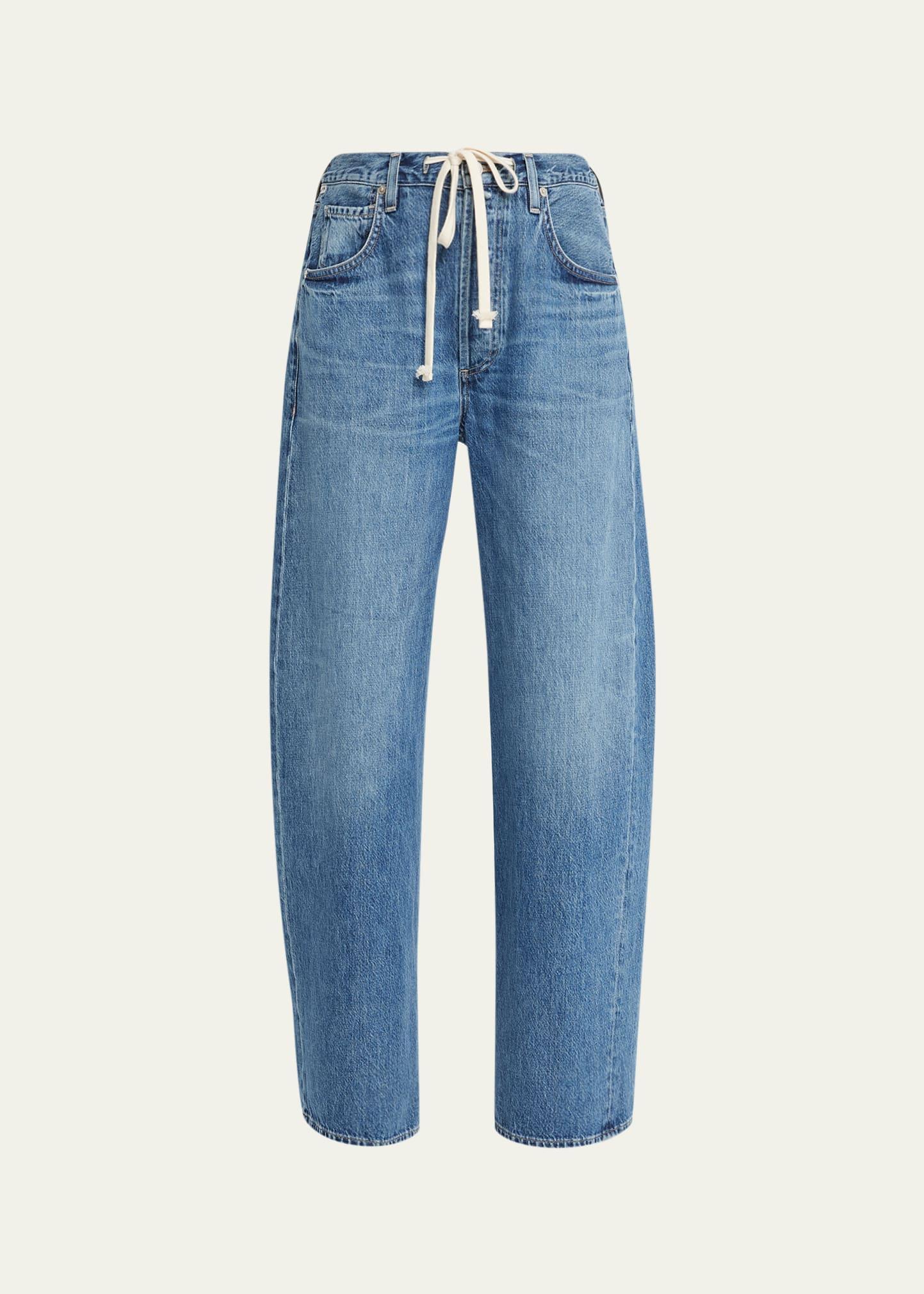 Citizens of Humanity Brynn Drawstring High Rise Wide Leg Jeans in Atlantis Product Image