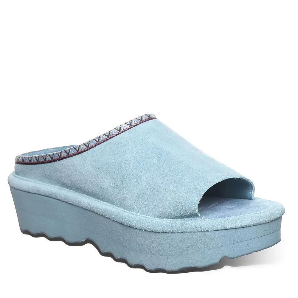 Bearpaw Navigate Women's Platform Slide Sandals, Size: 12, Tourmaline Blue Product Image