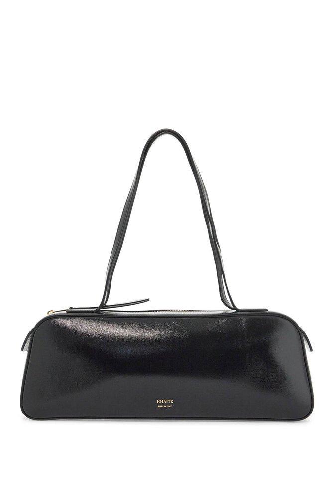 KHAITE Simona Zipped Shoulder Bag In Black Product Image