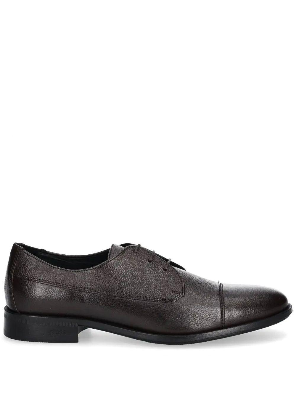 HUGO BOSS Colby Derby Shoes In Brown Product Image