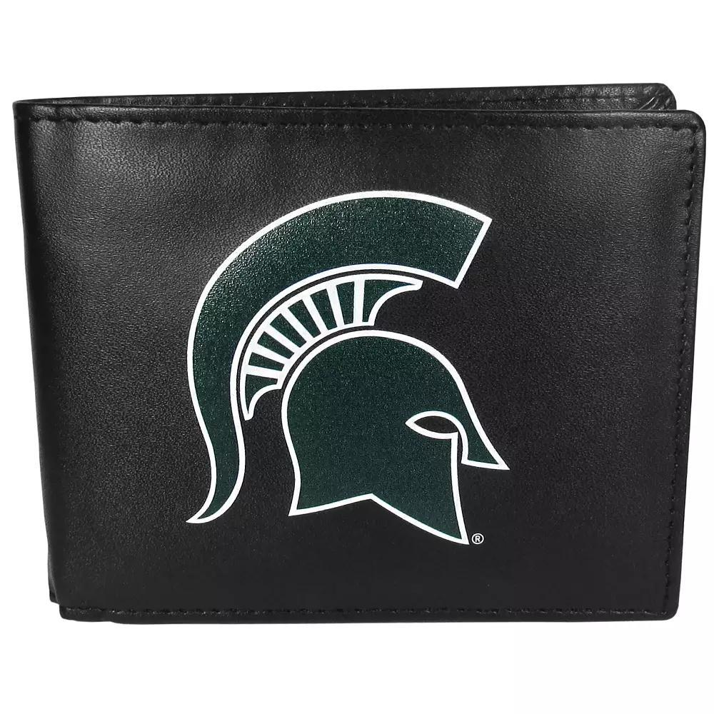 Men's Michigan State Spartans Leather Bi-Fold Wallet, Team Product Image