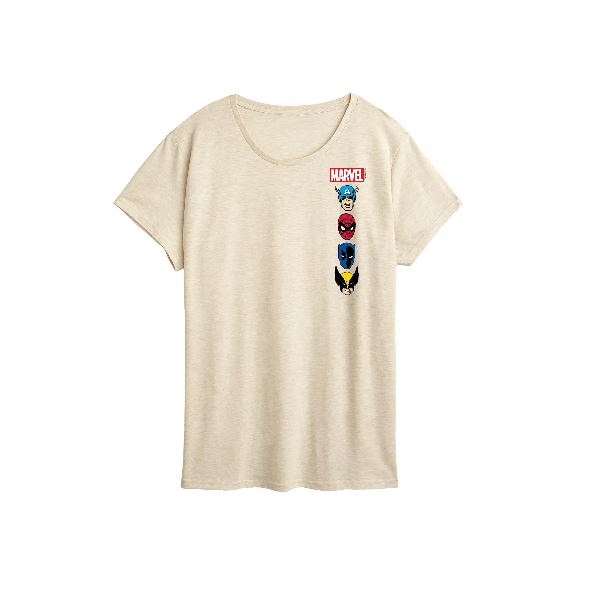 Womens Marvel Icons Graphic Tee Product Image