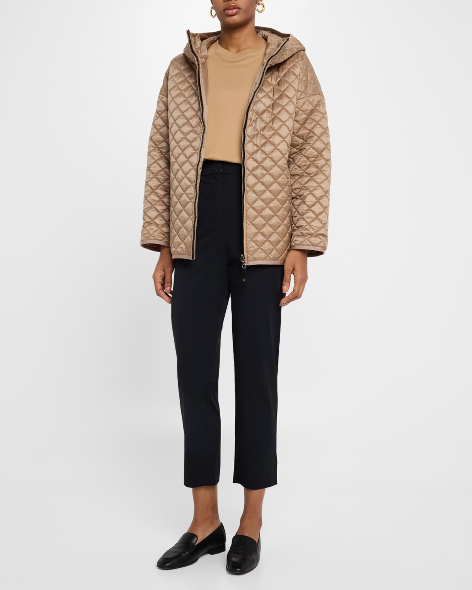 Leo Quilted Hooded Zip Jacket Product Image