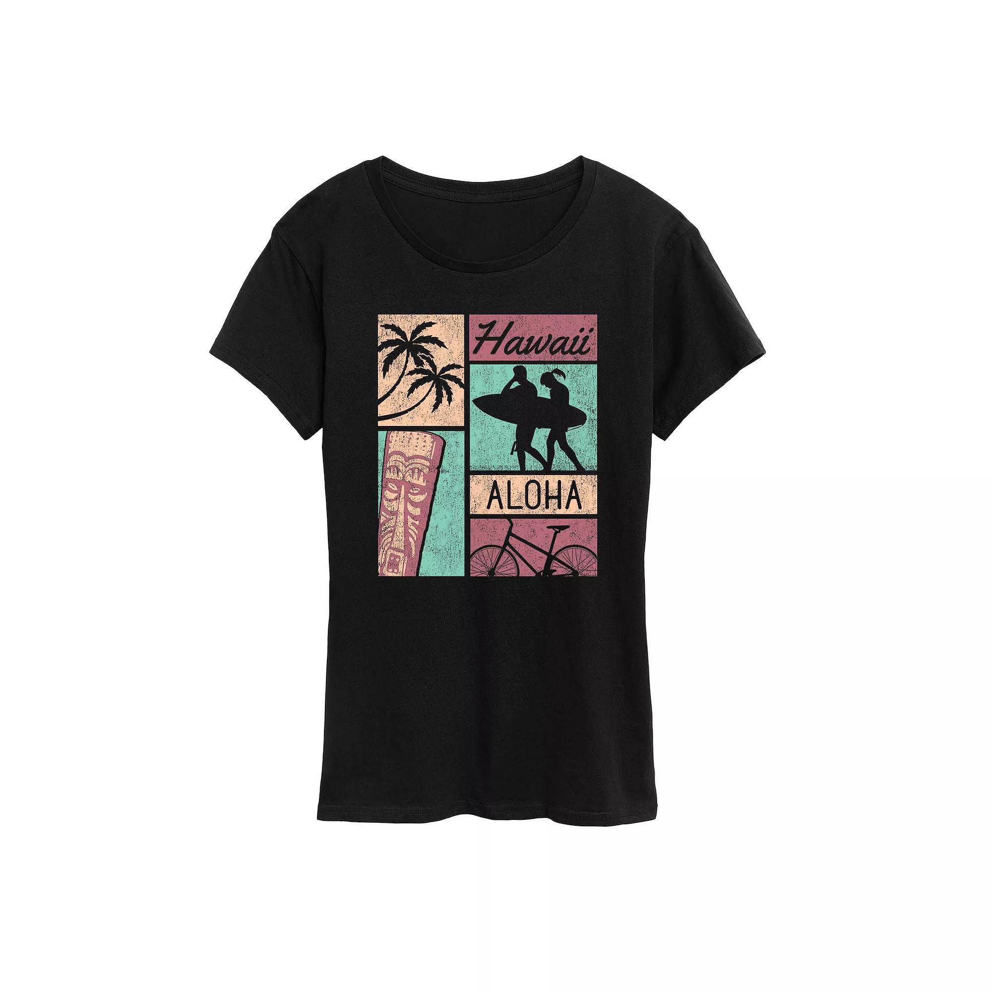 Womens Retro Summer Design Graphic Tee Product Image