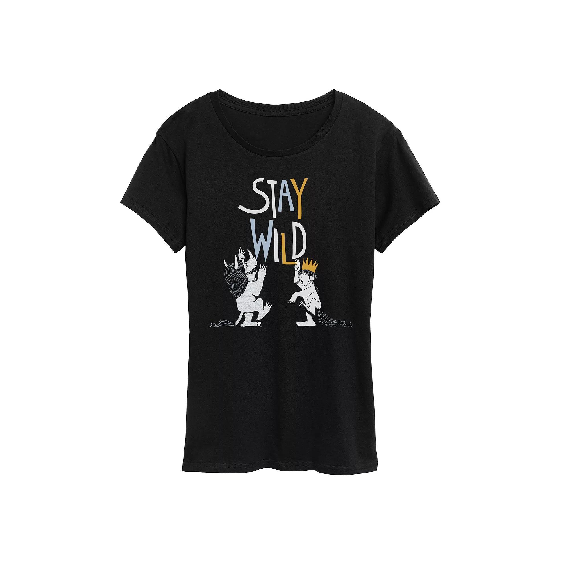 Womens Mounatin Scene Graphic Tee Heather Grey Product Image