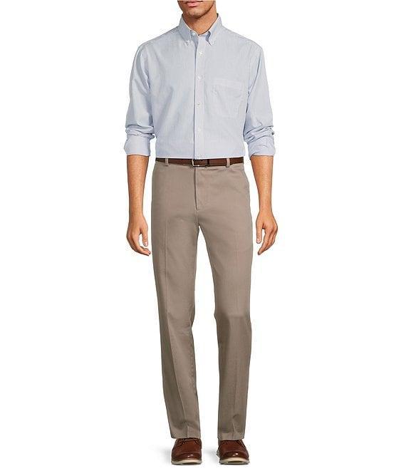 Gold Label Roundtree & Yorke Long Sleeve Pin Stripe Button Down Collar Shirt Product Image