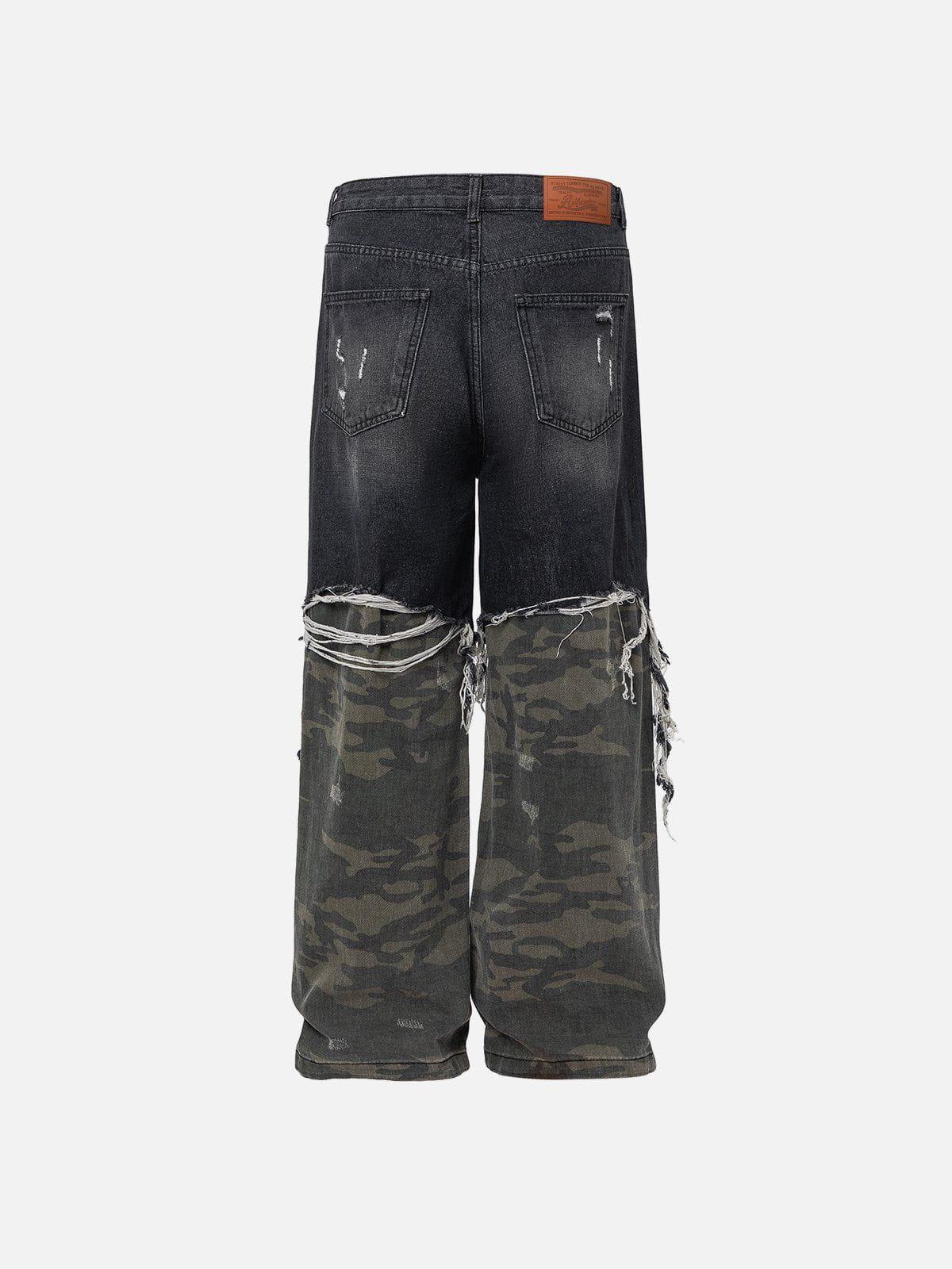Aelfric Eden Camouflage Baggy Jeans Product Image