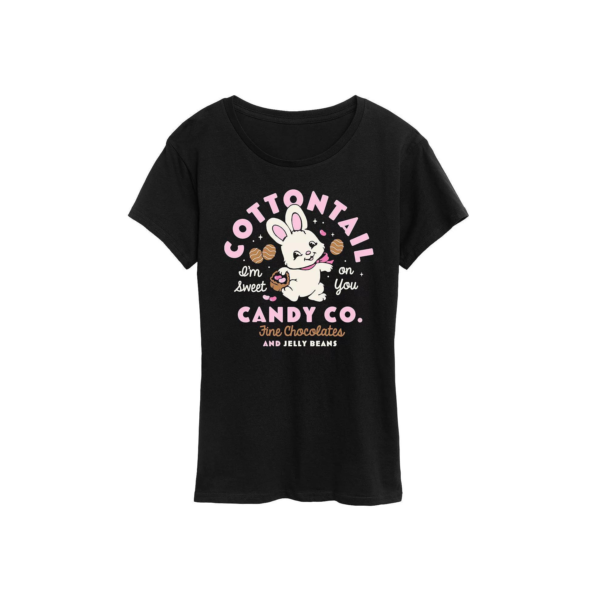 Womens Groovy Grammy Graphic Tee Blue Product Image