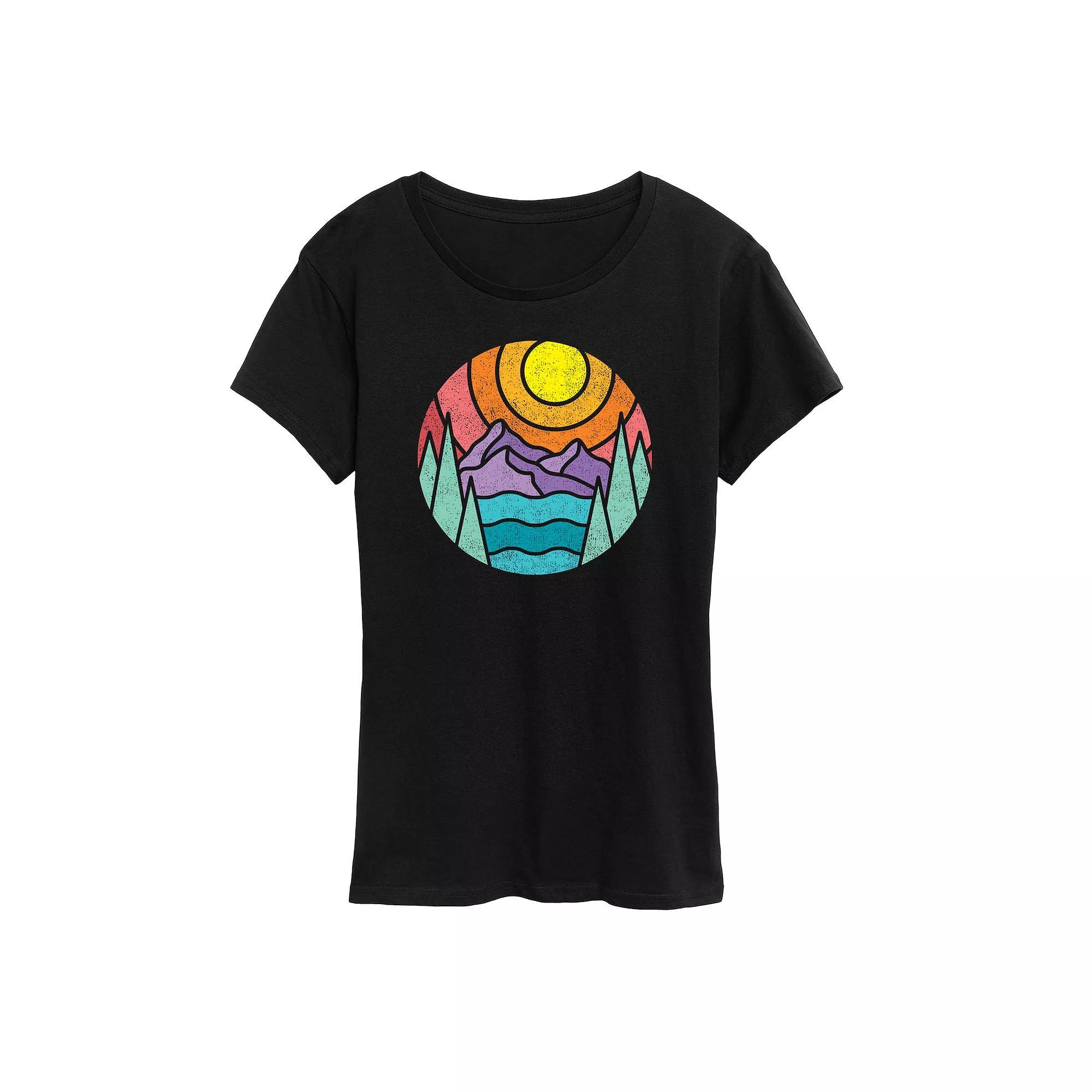Womens Mom Repeat Graphic Tee Product Image