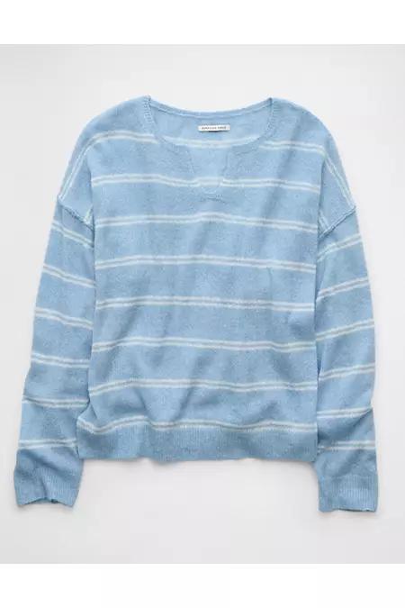 AE Whoa So Soft Notch Neck Sweater Women's Product Image