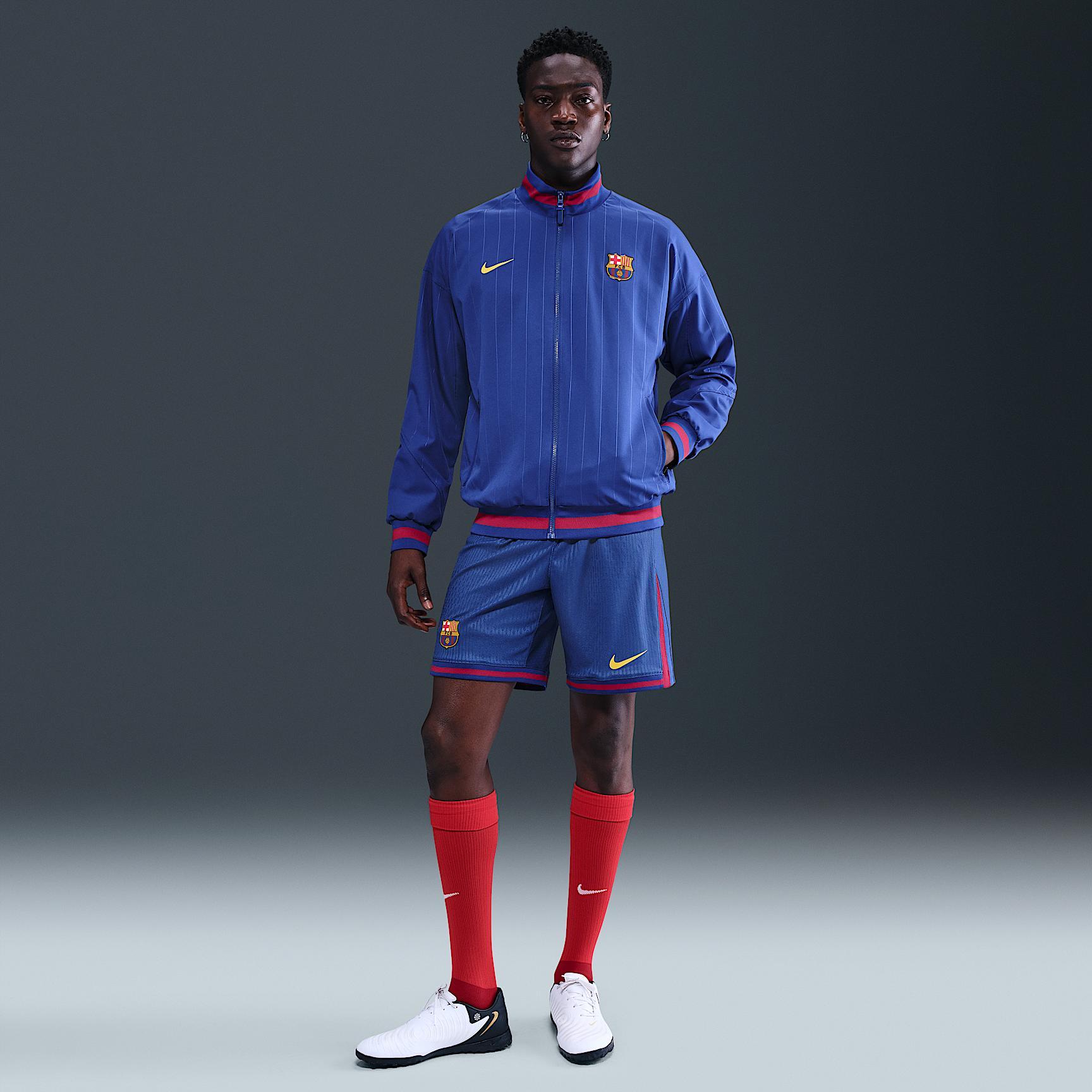 FC Barcelona Strike Home Men's Nike Dri-FIT Soccer Anthem Jacket Product Image