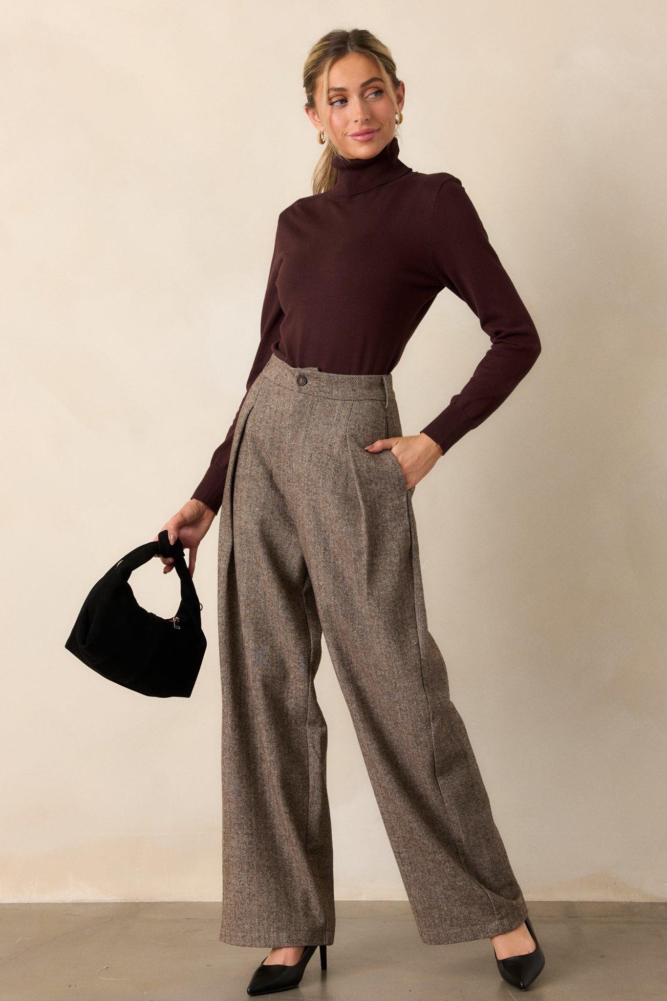 Sleek Silhouette Ivory Wide Leg Jeans Product Image