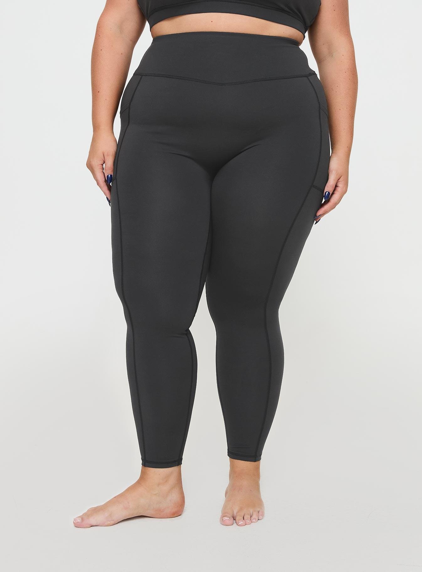 Achieve Activewear Leggings Grey Curve Product Image
