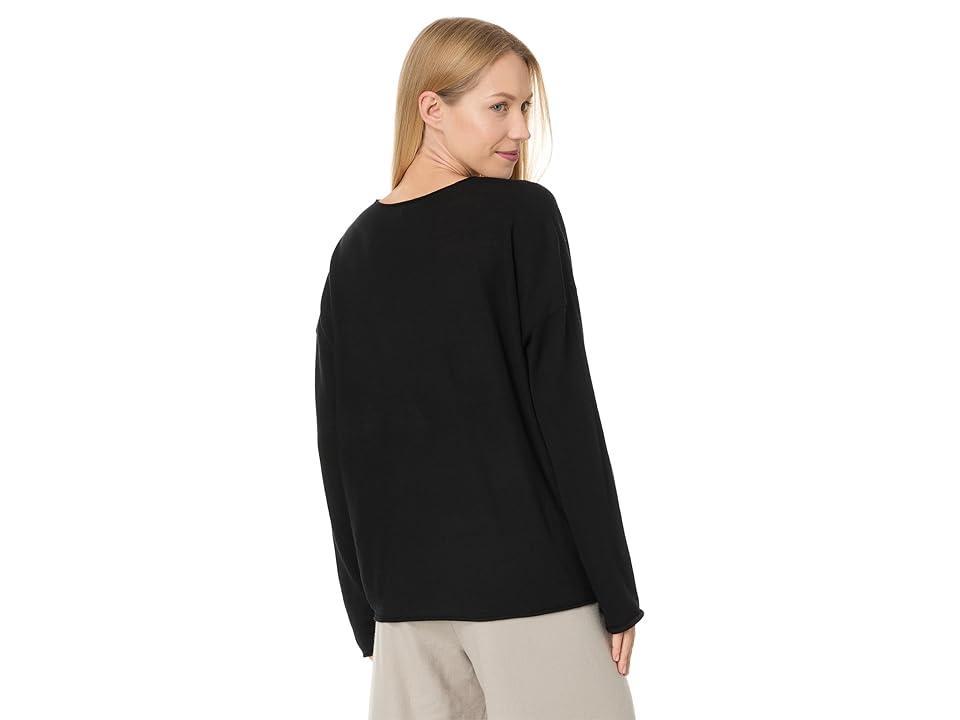 Eileen Fisher Crew Neck Sweater (Goldleaf) Women's Sweater Product Image