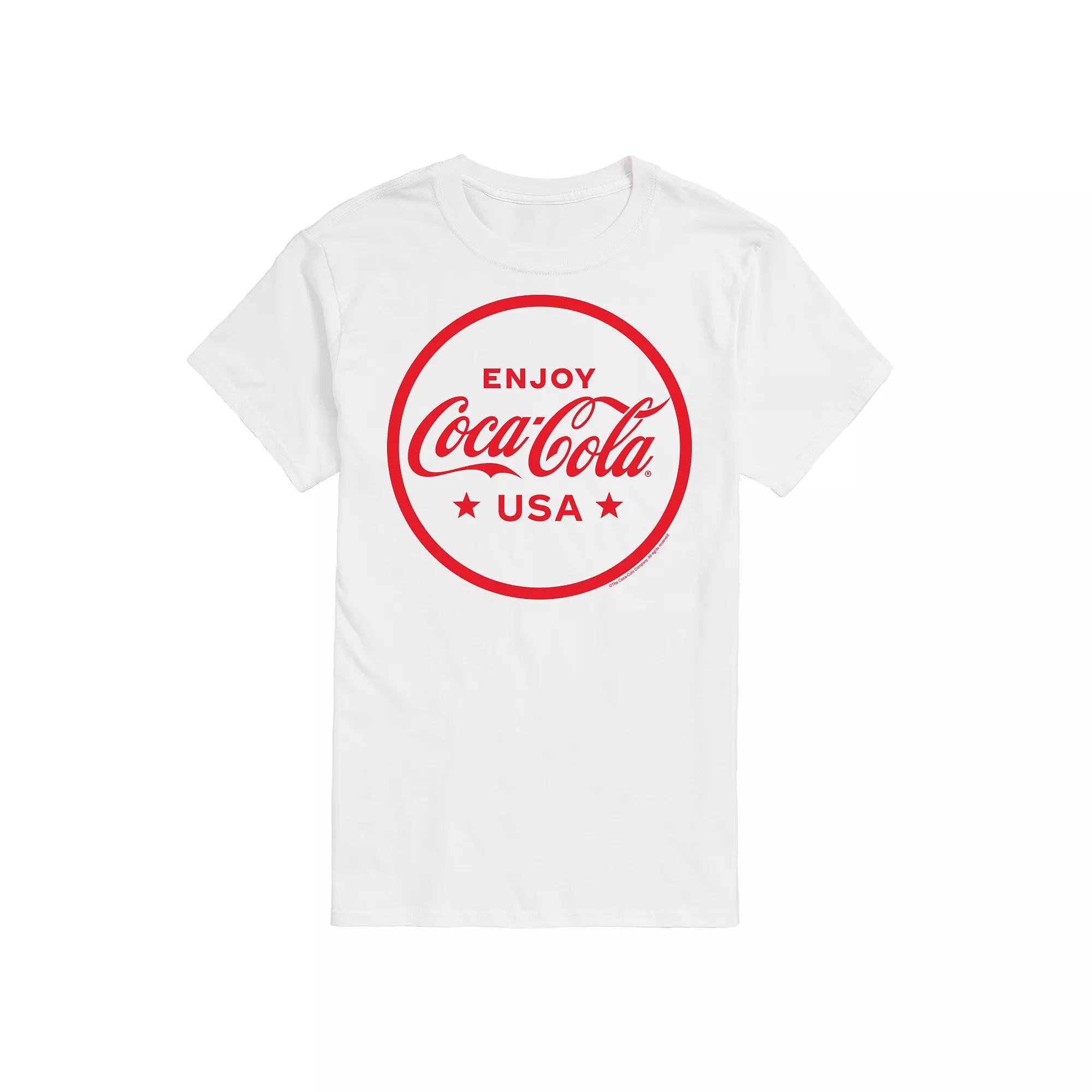 Mens Coca-Cola Enjoy Coca Cola USA Graphic Tee Product Image