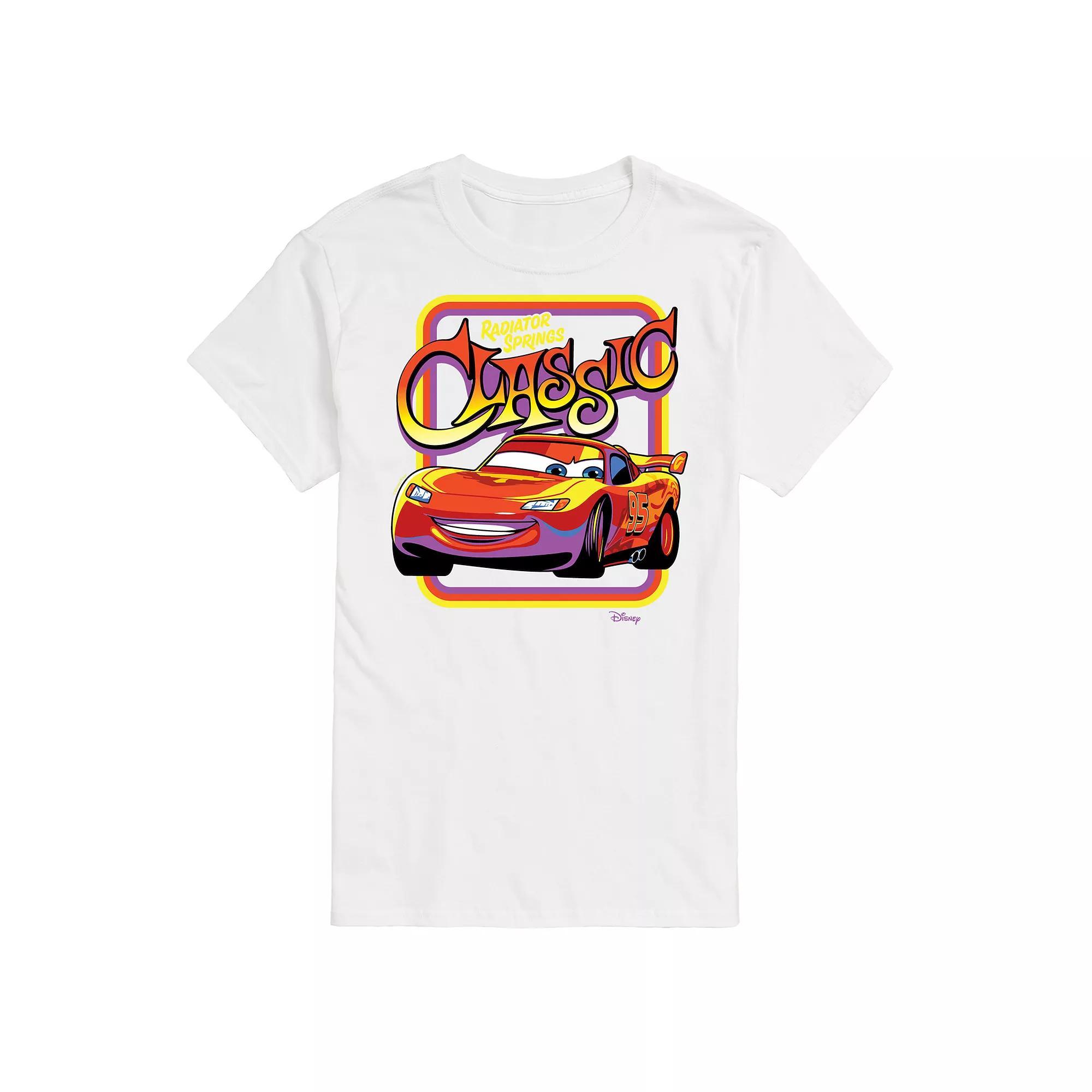 Disney / Pixars Cars Lightening McQueen Mens Radiator Springs Classic Graphic Tee Product Image