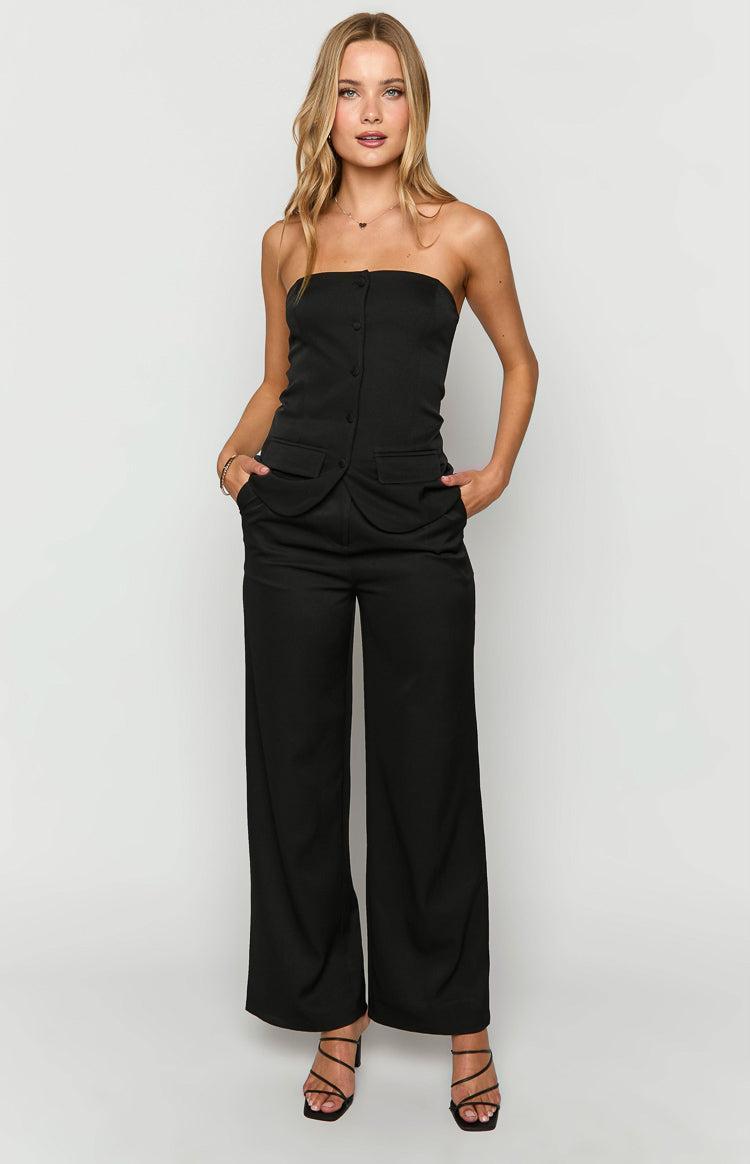 Dien Black Tailored Pants Girls Product Image