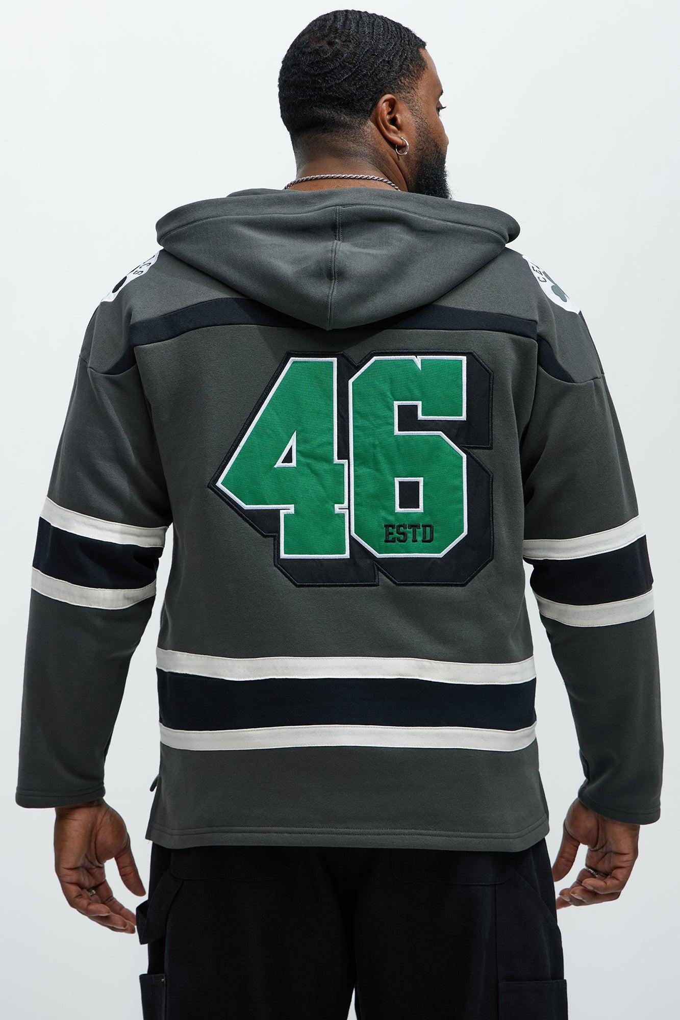 Celtics Body Check Hoodie - Grey Product Image