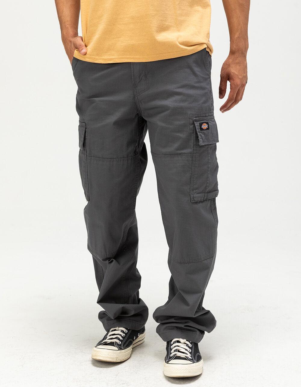 DICKIES Eagle Bend Relaxed Fit Double Knee Mens Cargo Pants - CHARCOAL Product Image