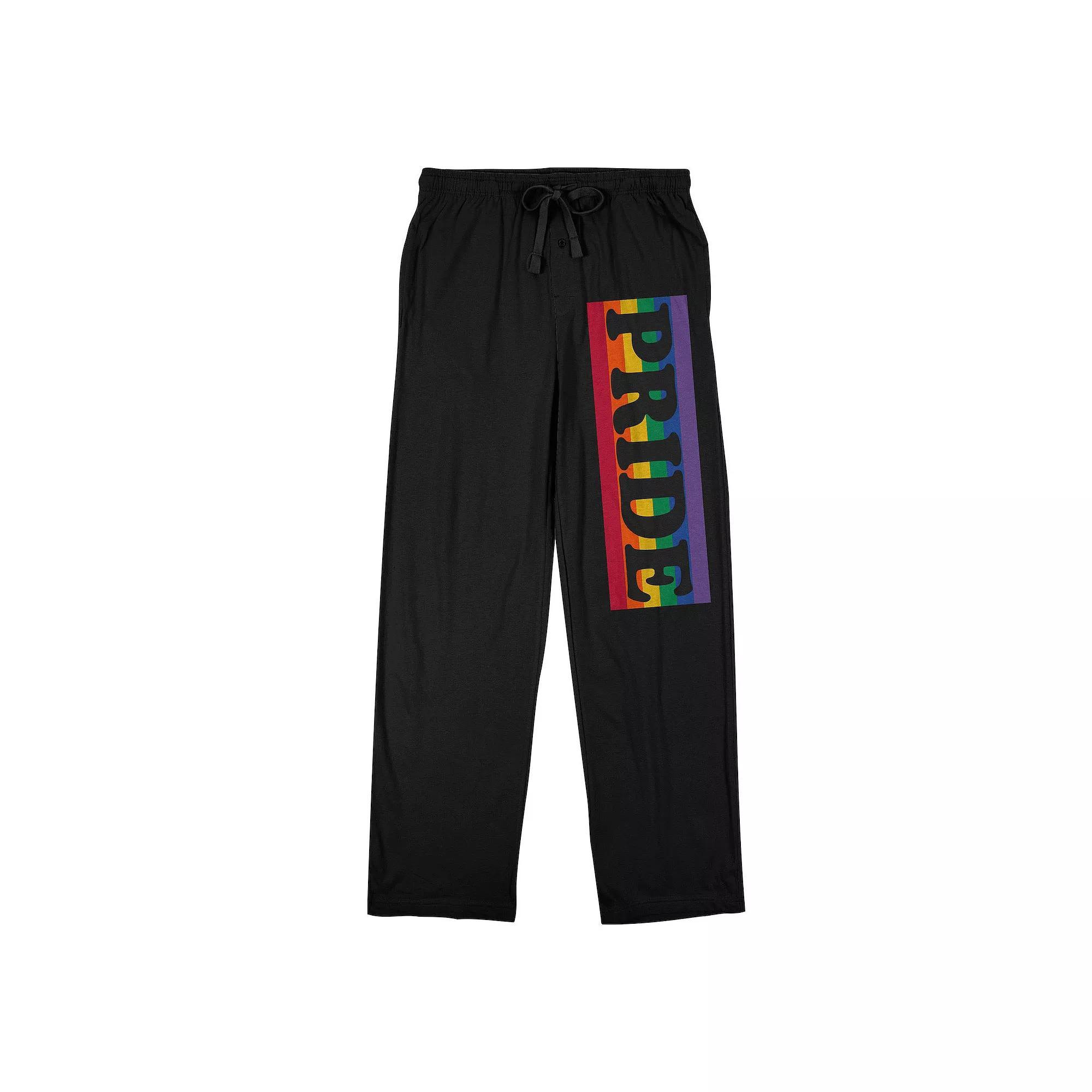 Mens Pride Rainbow Pajama Pants Product Image