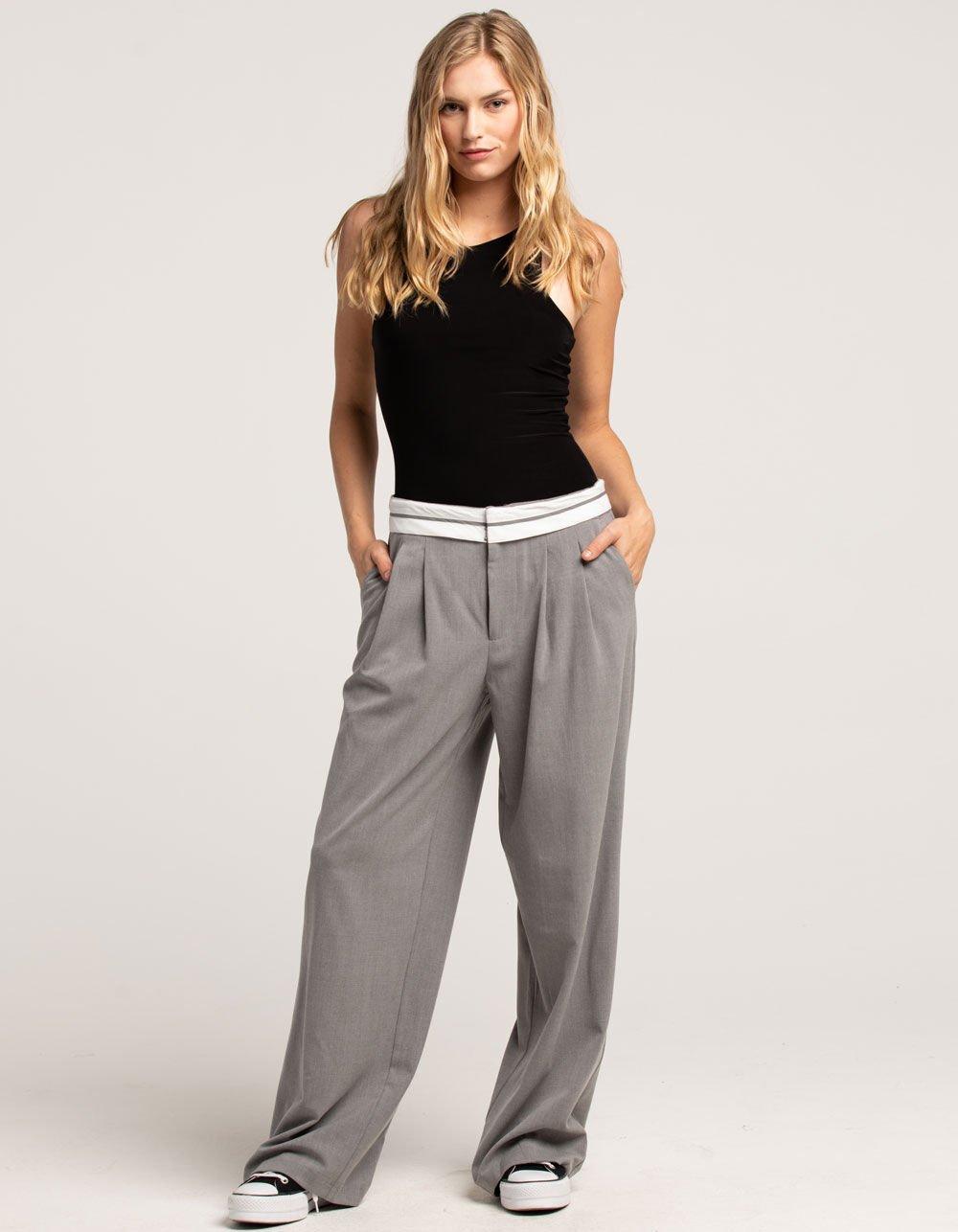WEST OF MELROSE High Neck Womens Bodysuit - BLACK Product Image