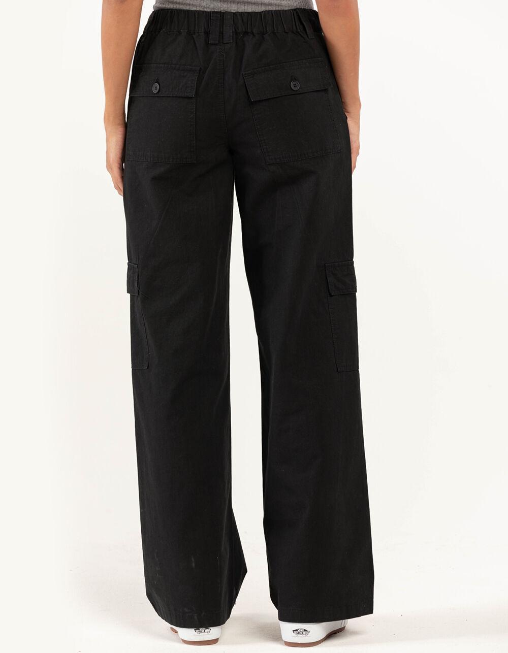 RSQ Womens Low Rise Cargo Pants - DK GREEN Product Image