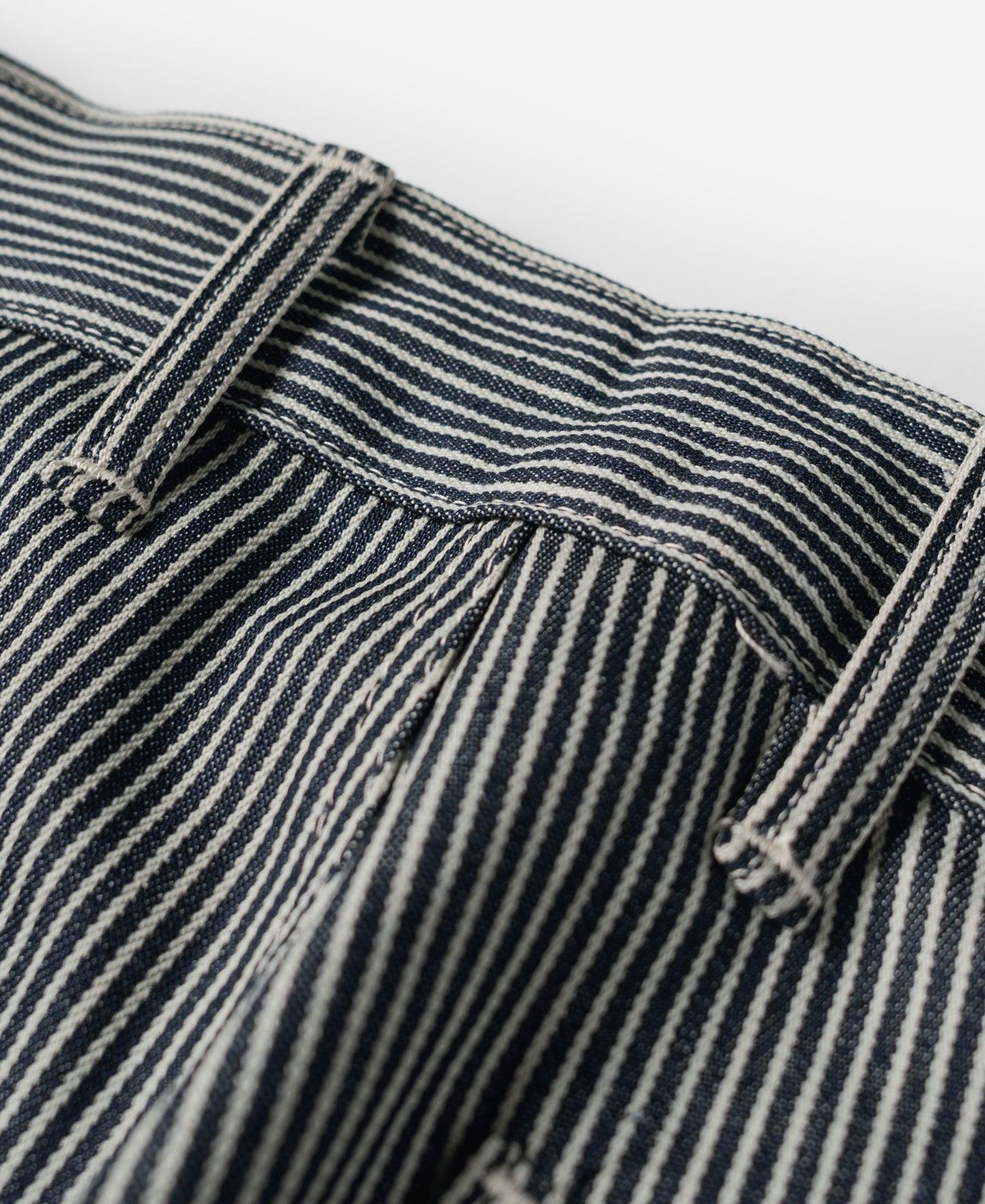 Hickory Stripe Cotton Cargo Shorts Product Image