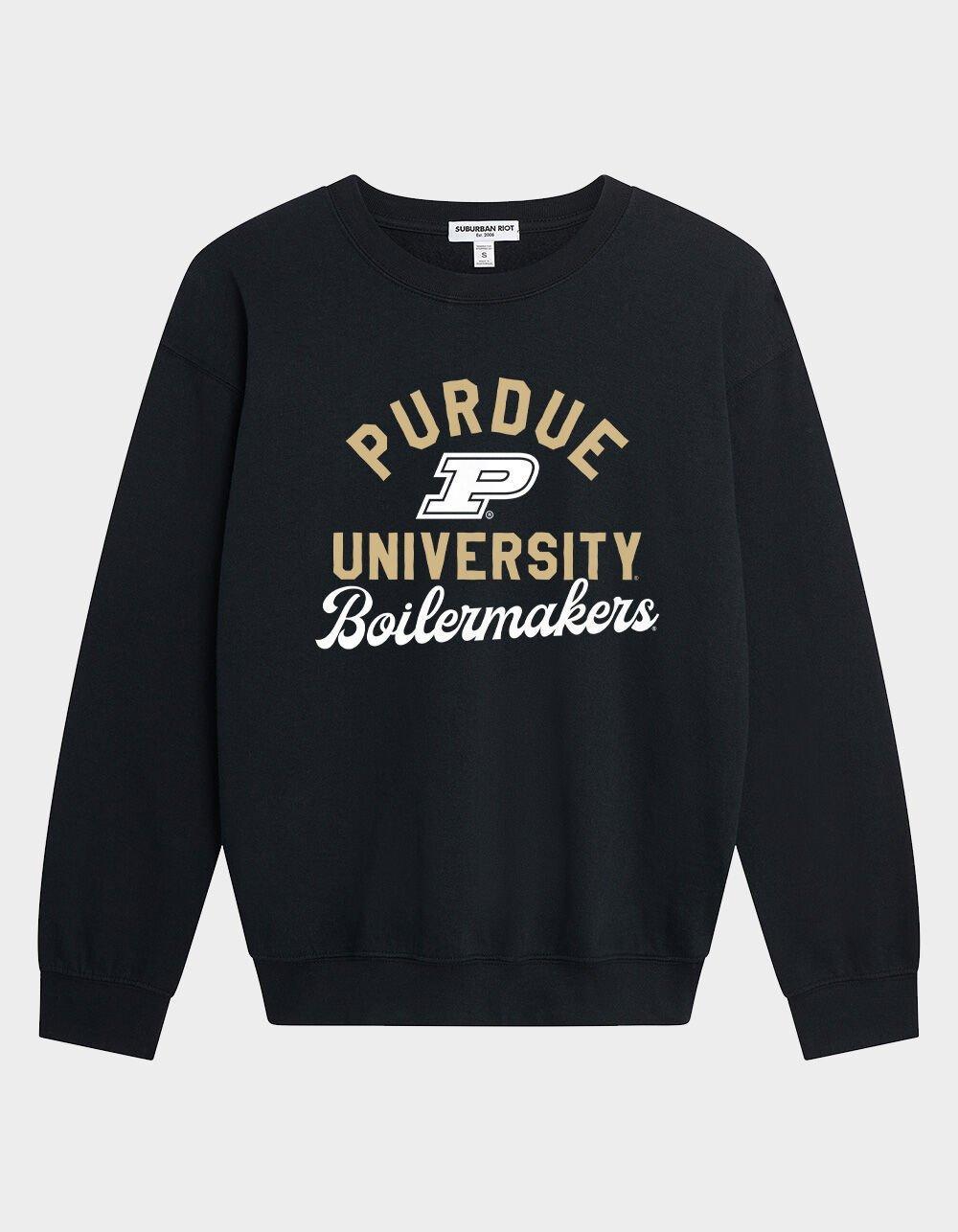 PURDUE UNIVERSITY Official Classic Script Womens Crewneck Fleece Product Image