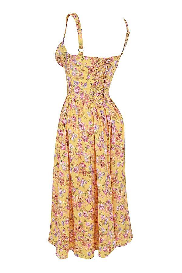 Tatiana Butter Print Midi Sundress Product Image