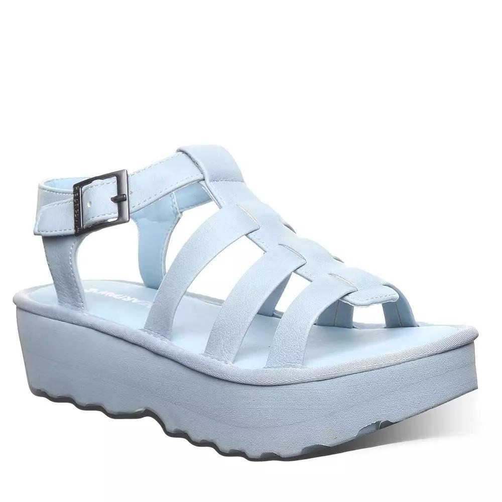 Bearpaw High Seas Women's Platform Buckle Sandals, Size: 7, Tourmaline Blue Product Image