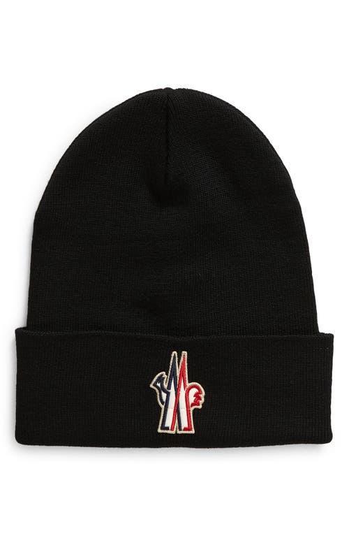 Mens Wool Rib-Knit Beanie Product Image