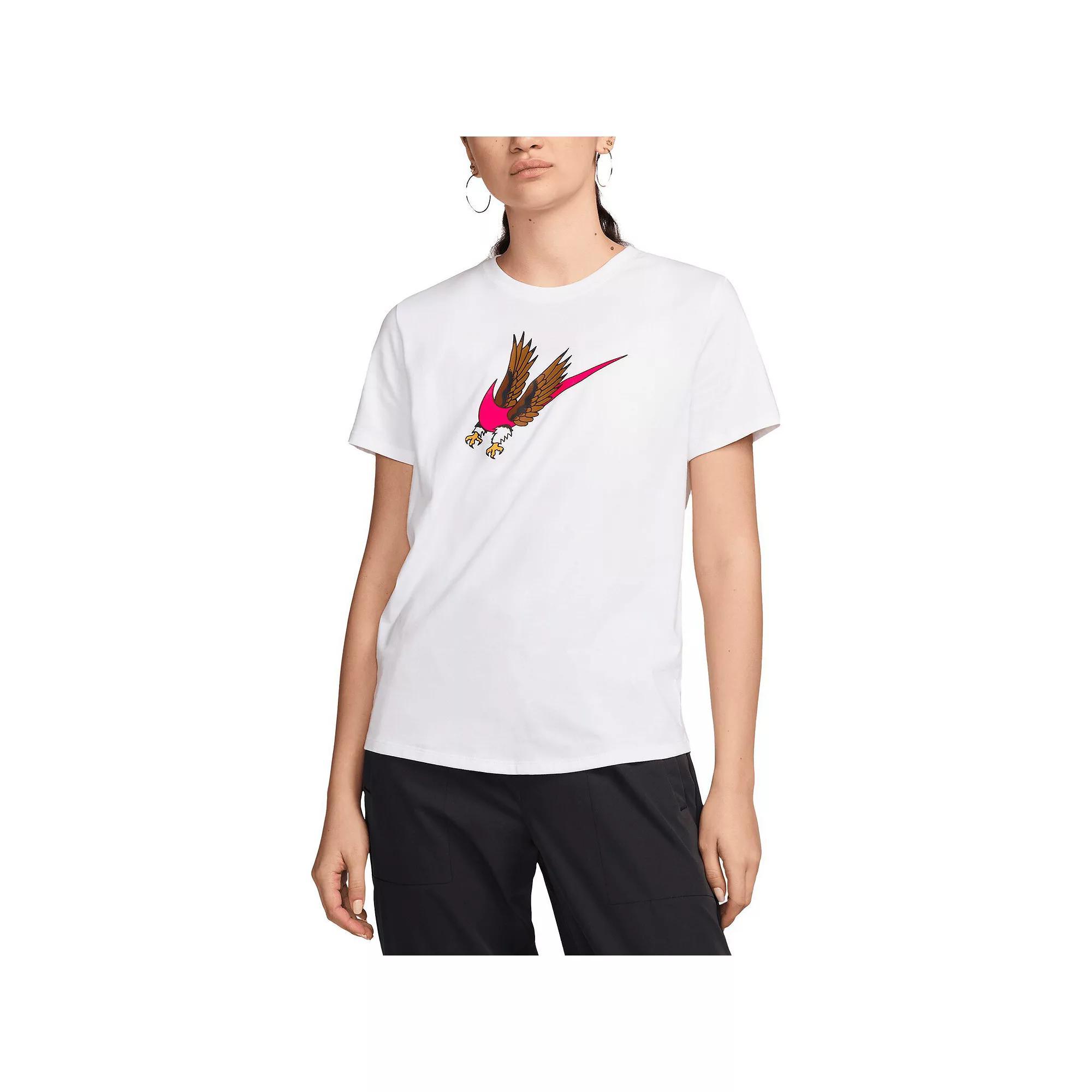 Women's Nike White Team USA Essentials Eagle T-Shirt, Size: XS, Usa White Product Image