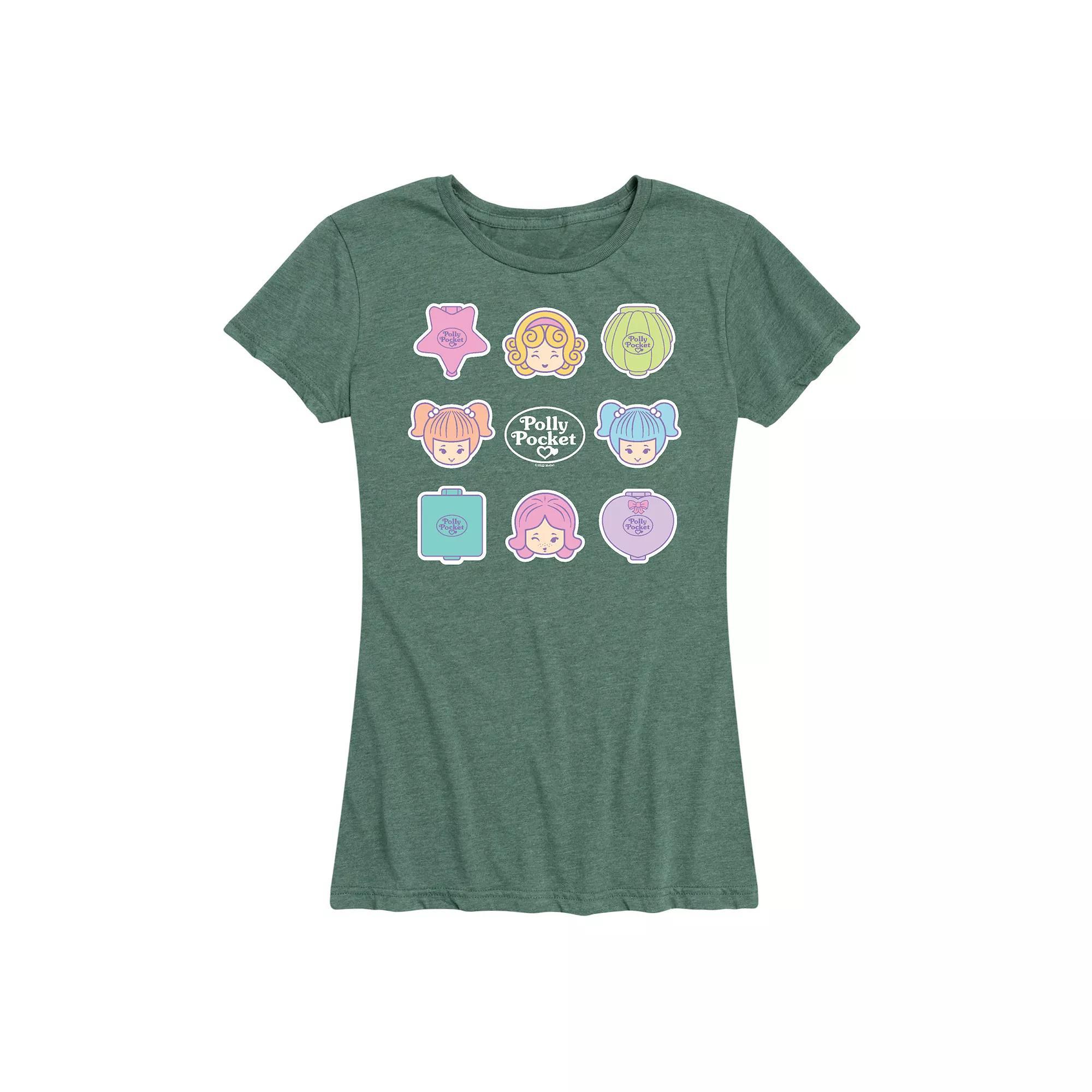 Womens Polly Pocket Grid Graphic Tee Product Image