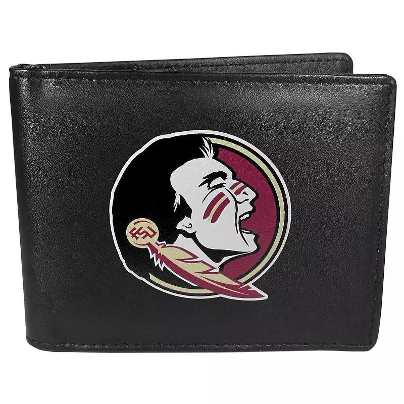 Men's Florida State Seminoles Leather Bi-Fold Wallet, Team Product Image
