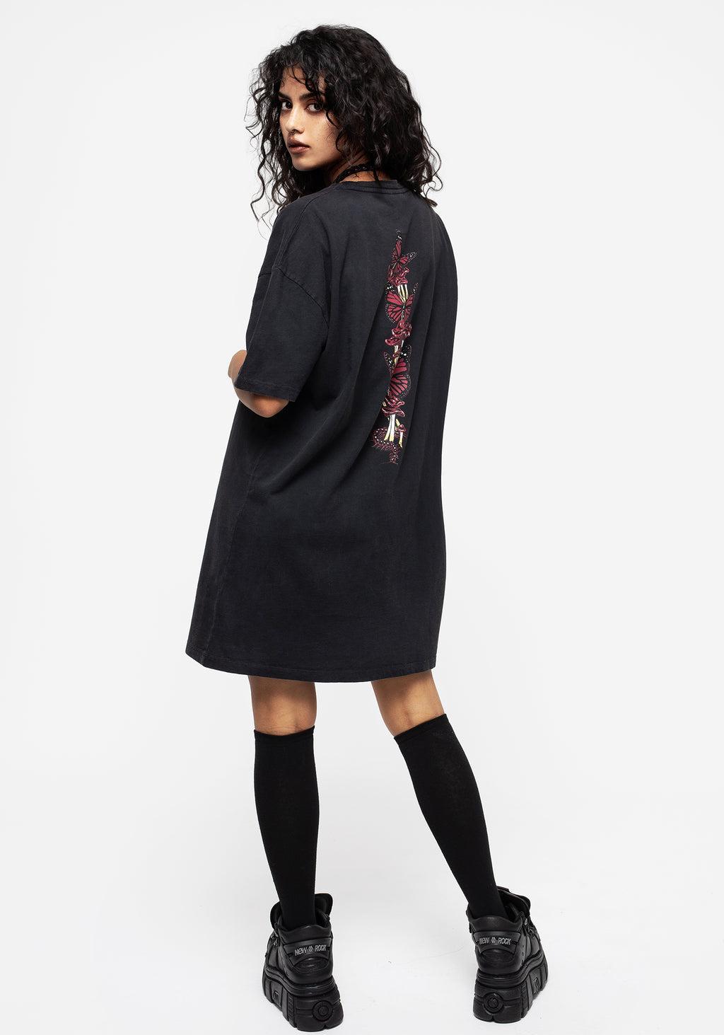 God's Flesh Graphic Print Tee Dress Product Image