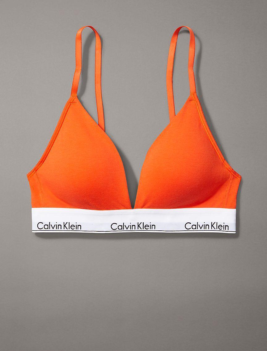 Icon Cotton Modal Lightly Lined Triangle Bralette Product Image