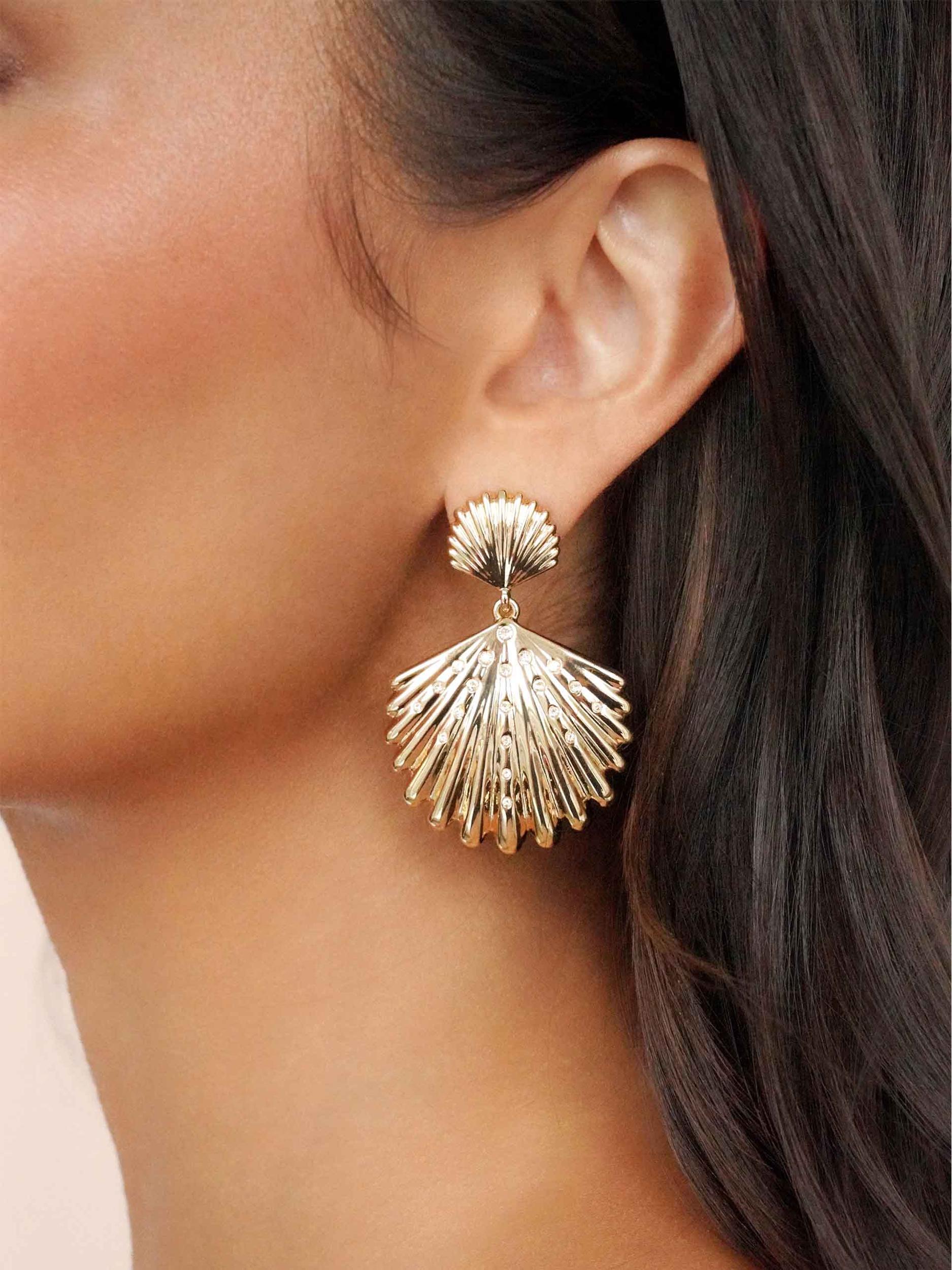 Sun-drenched Shell Earrings Product Image