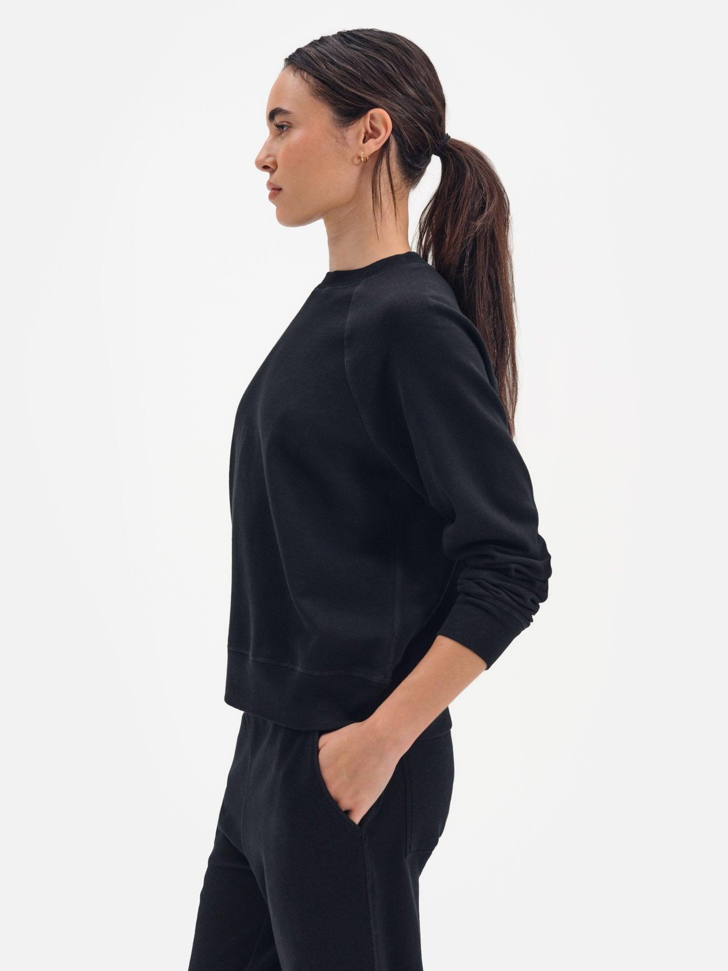 Organic Lightweight Terry Raglan Sweatshirt Female Product Image