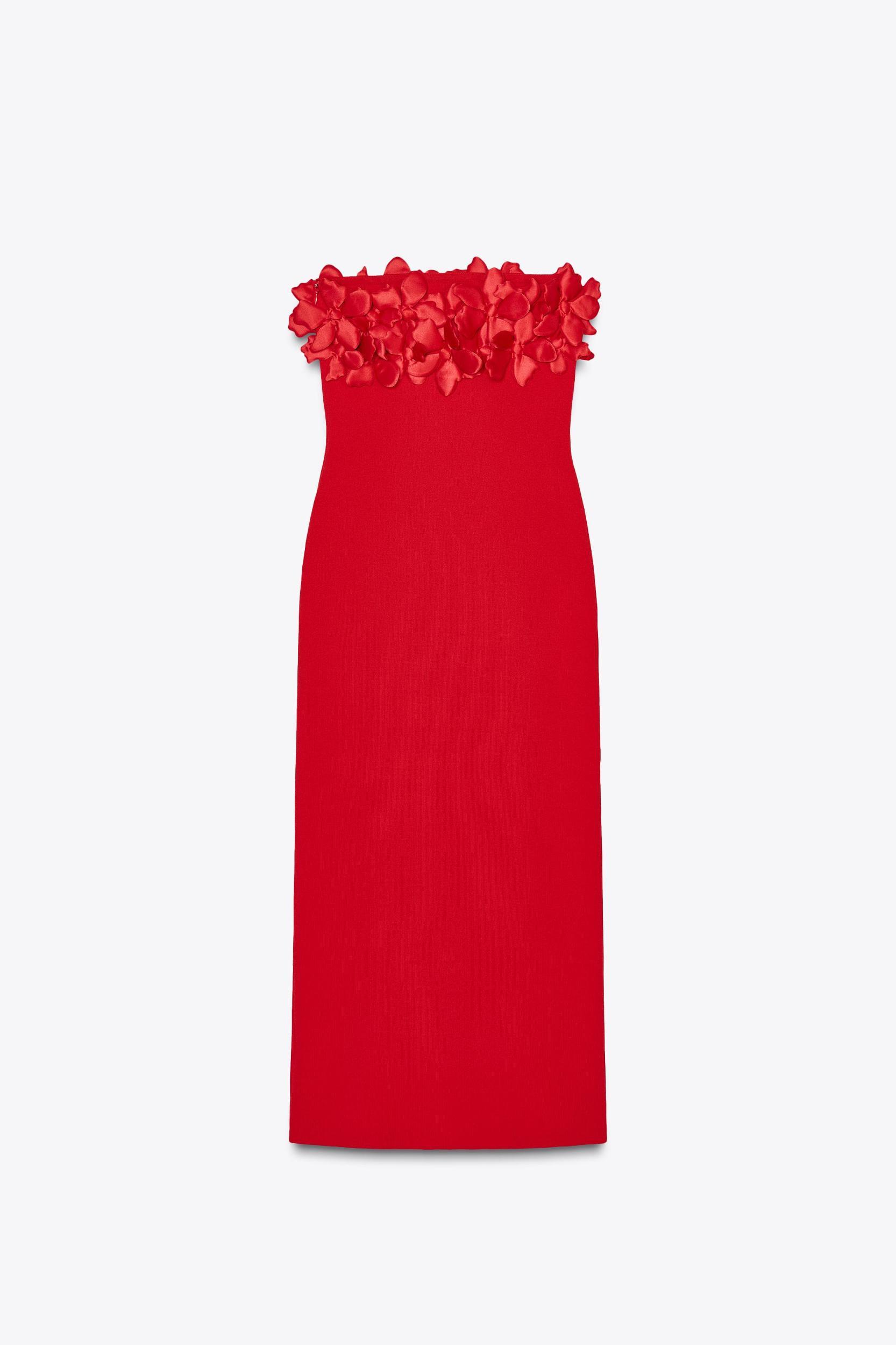 FLORAL KNIT MIDI DRESS Product Image