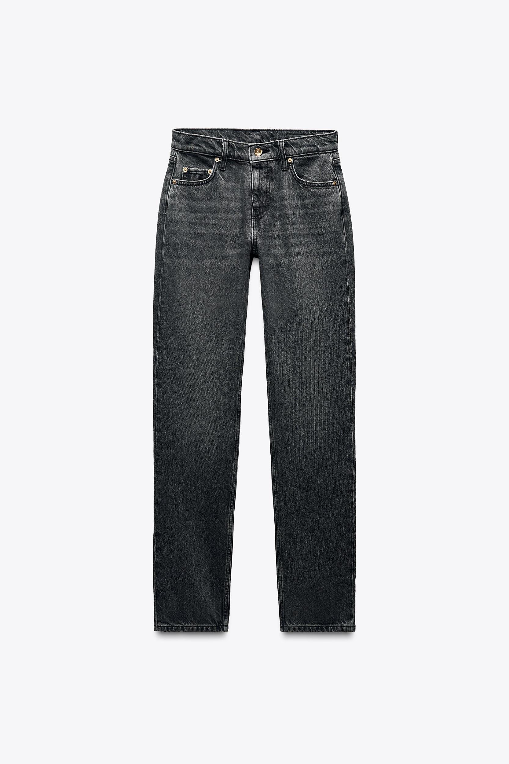 ZW COLLECTION LOW RISE STRAIGHT LEG JEANS Product Image