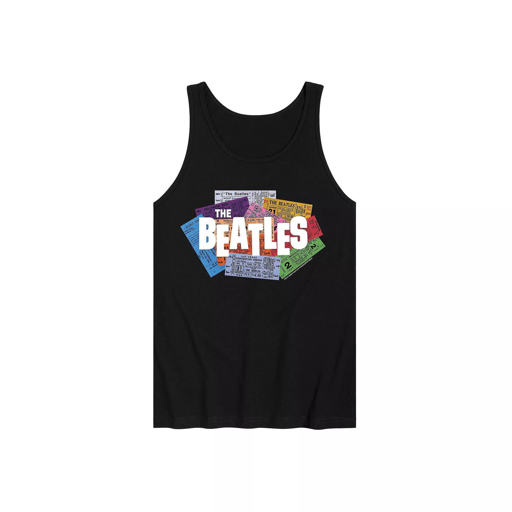 Mens The Beatles Tickets Tanks Product Image