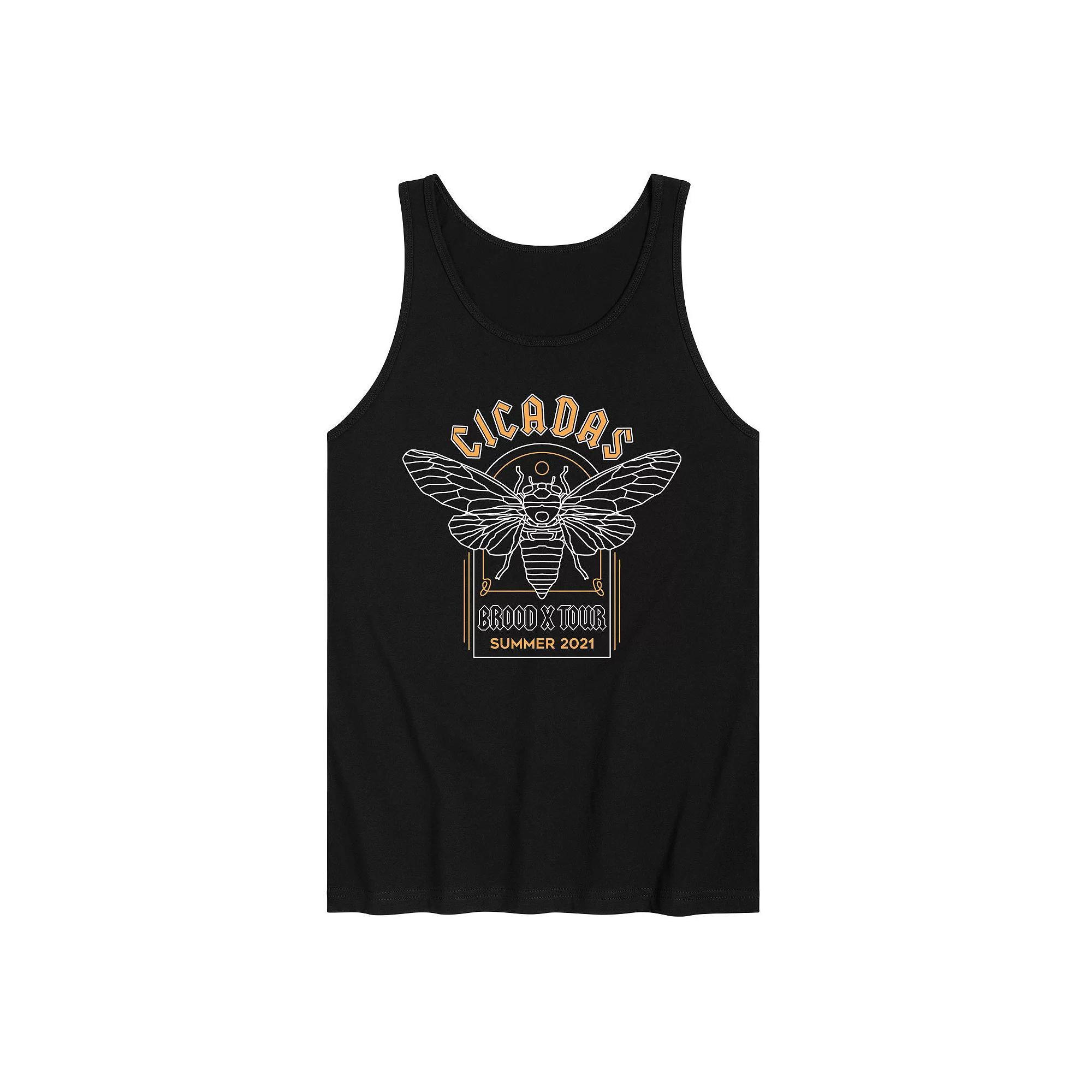 Mens Cicada Brood Xrood X Tour Tank Top Product Image