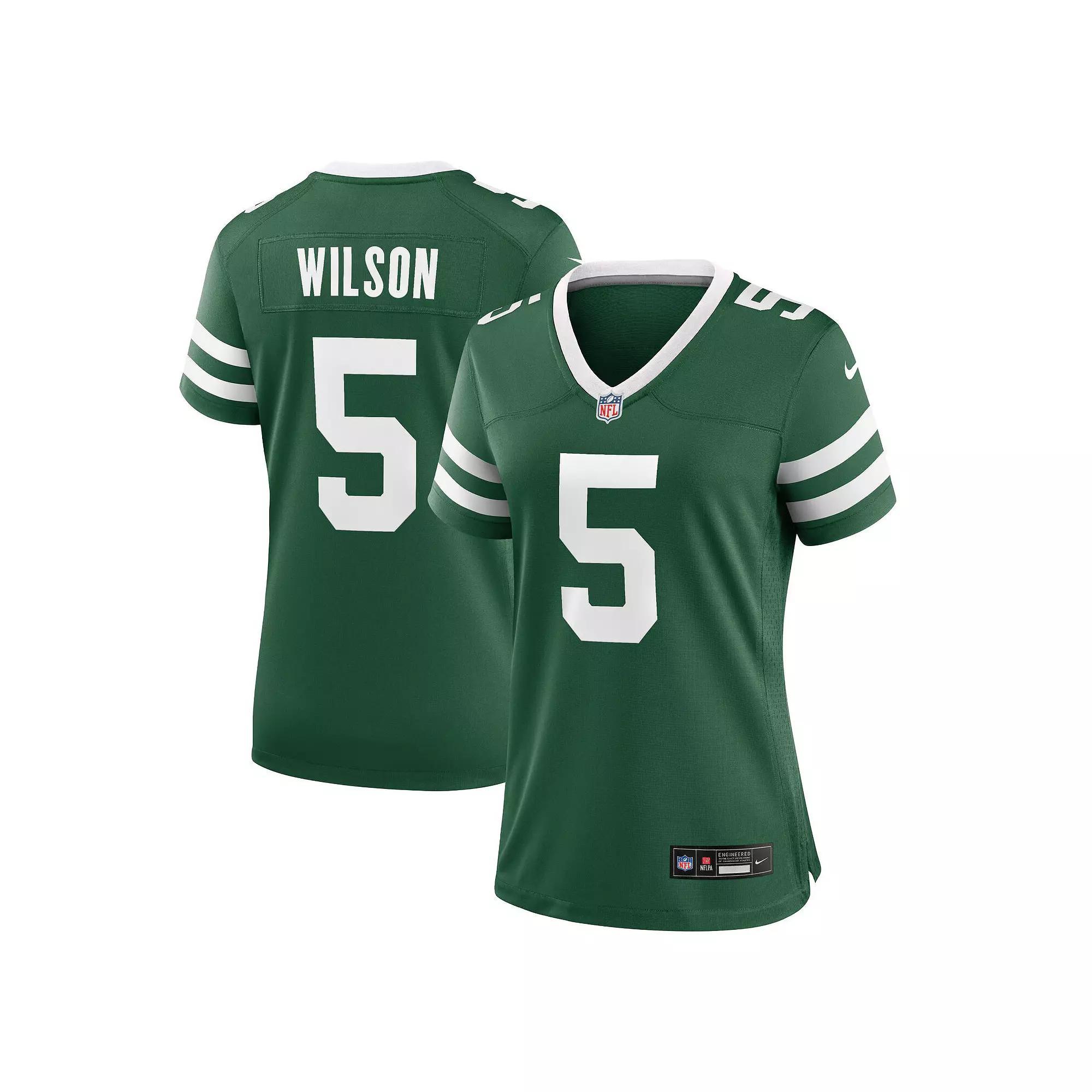 Women's Nike Garrett Wilson Legacy Green New York Jets Game Jersey, Size: Medium Product Image