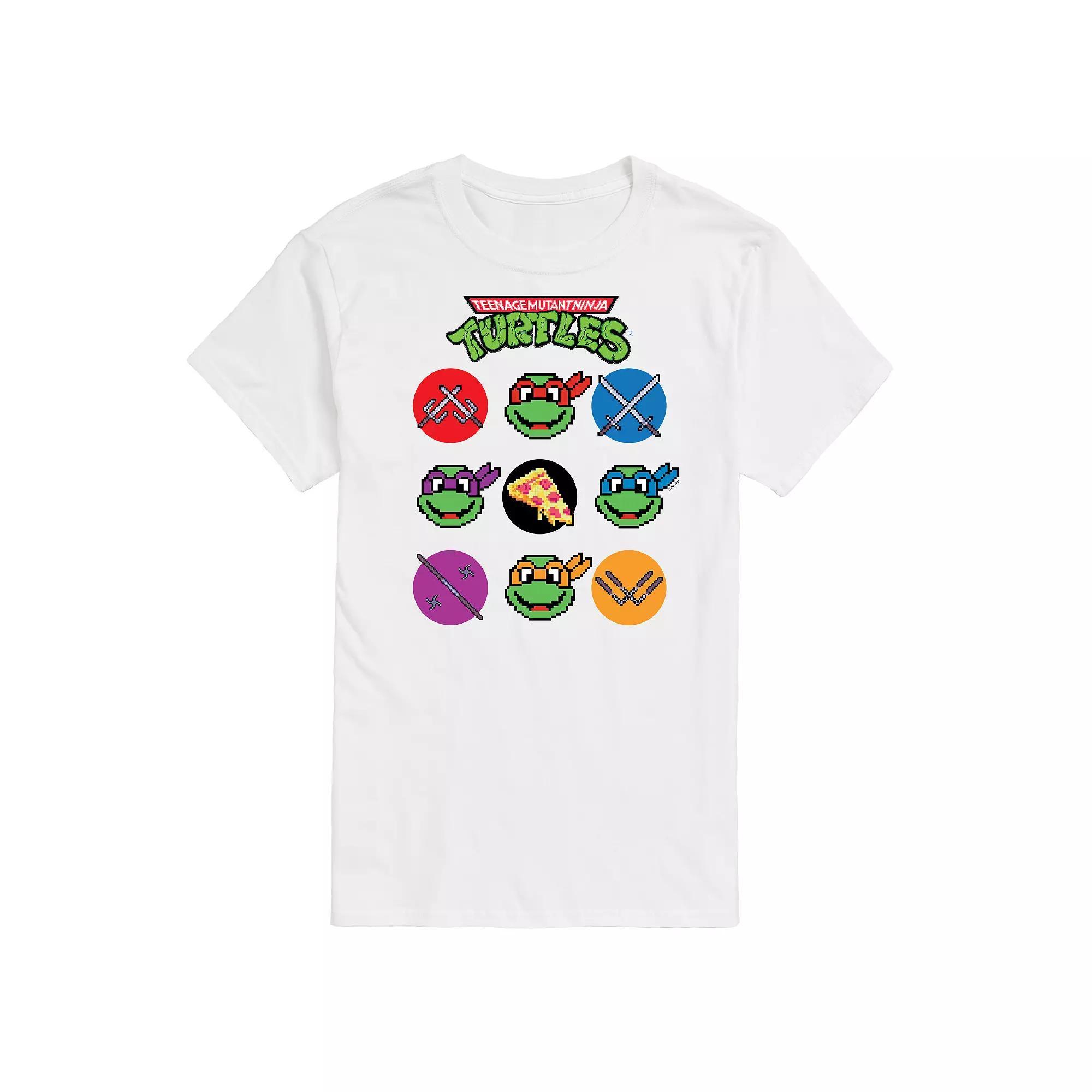Mens Teenage Mutant Ninja Turtles Grid Graphic Tee Product Image